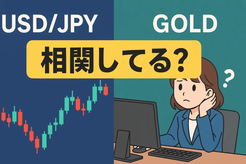 ドル円とゴールドは相関してる?