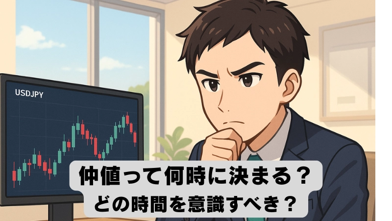 仲値って何時に決まる?どの時間を意識すべき?