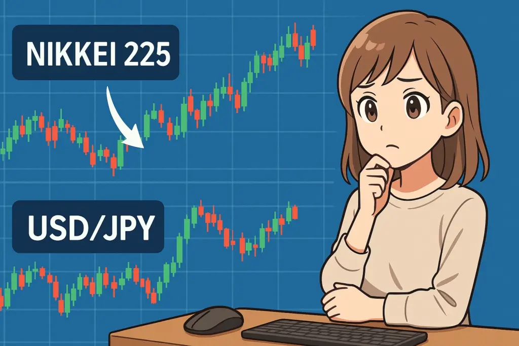 日経平均とドル円は相関してる?