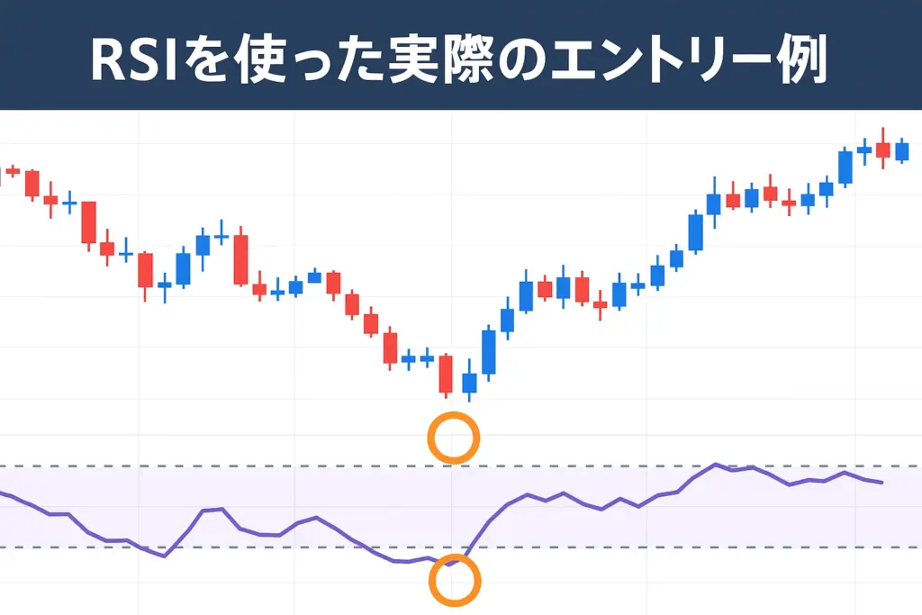 RSIを使った実際のエントリー例