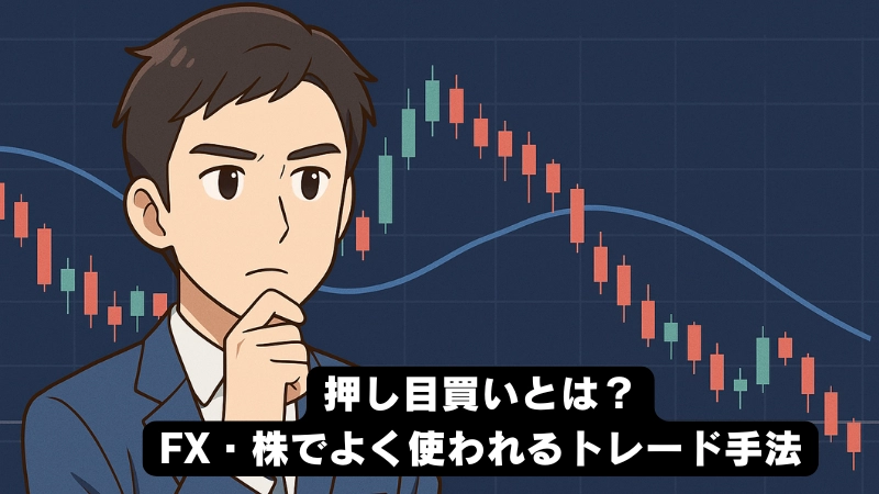 押し目買いとは?FX・株でよく使われるトレード手法