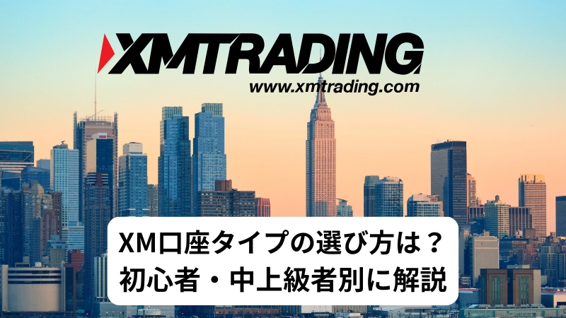 XM口座タイプの選び方は?初心者・中上級者別に解説